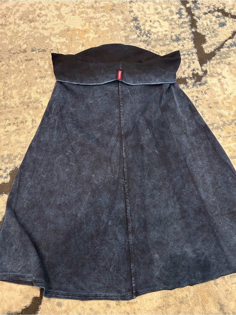 Hard Tail Indigo Wash Circle Skater Skirt